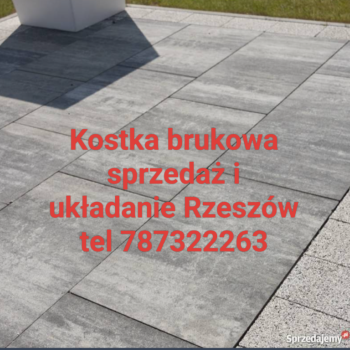 Ogłoszenie - Układanie kostki brukowej Rzeszów Krasne tel 787322263 - Rzeszów - 35,00 zł
