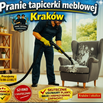 Ogłoszenie - Pranie tapicerki meblowej sofy kanapy materace narożniki Tanio i solidnie 7 dni w tygodniu. Kraków i okolice. - Kraków - 150,00 zł