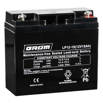 Ogłoszenie - Akumulator żelowy GROM 12V 15Ah LP12-15