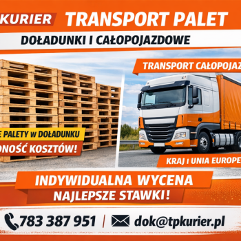 Ogłoszenie - Usługi transportowe, Usługi Kurierskie, Usługi paletowe - Lubuskie