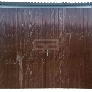 Ogłoszenie - Garaż blaszany 3x5m wolnostojący - brama - ciemny brąz - spad w tył GB148 - Kętrzyn - 2 790,00 zł