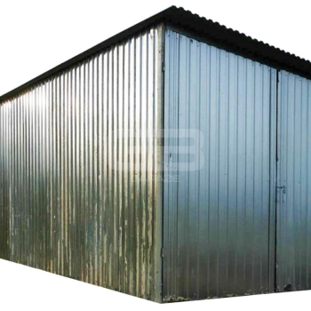 Ogłoszenie - Blaszak 3×5 m II gat. – garaż na budowę – konstrukcja wolnostojąca – brama – spad dachu do tyłu GB102 - Opole - 1 890,00 zł