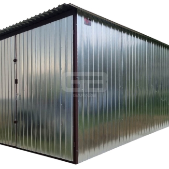 Ogłoszenie - Garaż blaszany 3x4m Brama - ocynk - Dach  spad w tył GB136