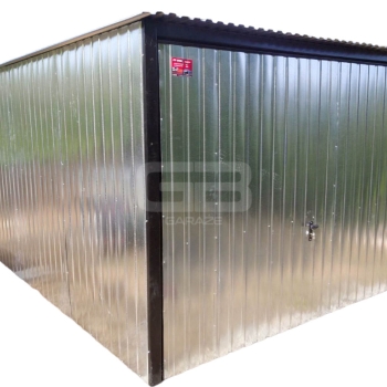 Ogłoszenie - Garaż blaszany 3x5 Brama - ocynk - spad w tył GB139