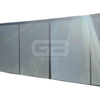 Ogłoszenie - Rząd garaży 12x6m wolnostojcy - spad w tył - brama dwuskrzydłowa GB190