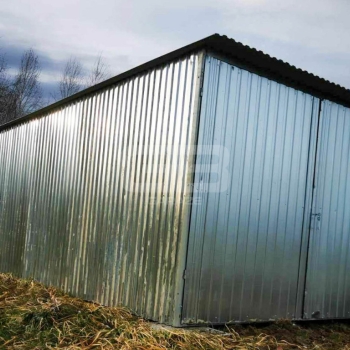 Ogłoszenie - Blaszak 3×5 m II gat. – garaż na budowę – konstrukcja wolnostojąca – brama – spad dachu do tyłu GB102 - Inowrocław - 1 890,00 zł