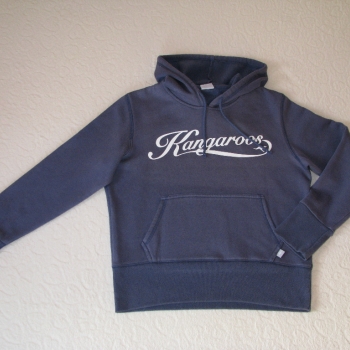 Ogłoszenie - Kangaroos granatowa bluza kangurka wciągana z kapturem z logo, rozm. M - Kraków - 28,00 zł