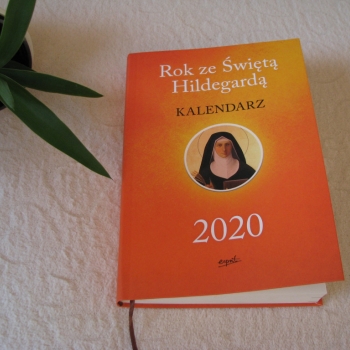 Ogłoszenie - Kalendarz książkowy Rok ze Świętą Hildegardą 2020
