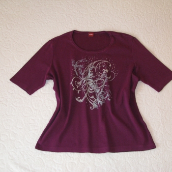 Ogłoszenie - Koszulka OLSEN ze zdobieniami, bluzka z krótkim rękawem, T-shirt, rozm. L/XL - Kraków - 29,00 zł