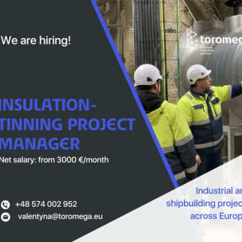 Ogłoszenie - Insulation – Tinning Project Manager