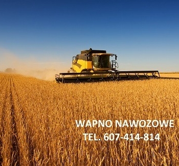 Ogłoszenie - WAPNO NAWOZOWE -WĘGLANOWE Z KOPALNI WAPIENIA MORAWICA