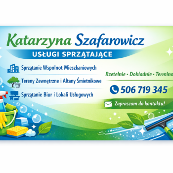 Ogłoszenie - sprzątanie – solidnie i dokładnie