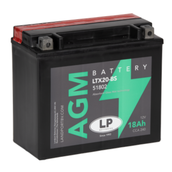 Ogłoszenie - Akumulator motocyklowy Landport LTX20-BS 12V 18Ah 240A