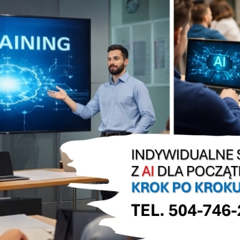 Ogłoszenie - Szkolenie z sztucznej inteligencji, tel. 504-746-203, indywidualne, dla początkujących, do domu i firmy - Dolnośląskie