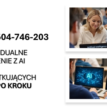 Ogłoszenie - Sztuczna inteligencja, szkolenie indywidualne do osób fizycznych, prywatnych, tel. 504-746-203 - Wrocław