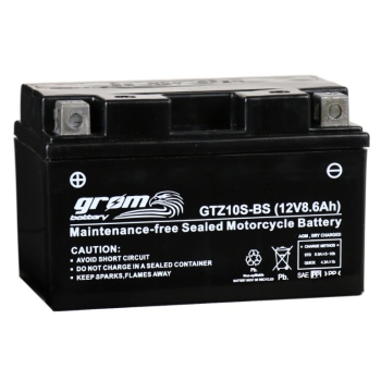 Ogłoszenie - Akumulator motocyklowy GROM GTZ10S-BS YTZ10S-BS 12V 8.6Ah 160A L+