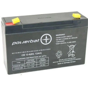 Ogłoszenie - Akumulator żelowy POWERBAT CB 12-6 6V 12Ah