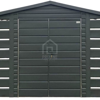 Ogłoszenie - Domek ogrodowy schowek 2x3m 2xwiata 0,5x3m brama dwuskrzydłowa antracyt dach dwuspadowy blachodachówka rynny PLG235 - Mysłowice - 6 050,00 zł