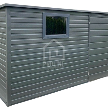 Ogłoszenie - Schowek - Domek Ogrodowy 4,5x3m -  Drzwi  - okno - antracyt - dach spad w tył PLG194 - Piła - 4 970,00 zł