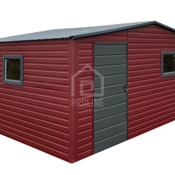 Ogłoszenie - Schowek - Domek ogrodowy 5x4m - drzwi - Antracyt - wiśnia - 2x okna Dach dwuspadowy PLG197 - Jasło - 7 050,00 zł