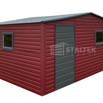 Ogłoszenie - Schowek - Domek ogrodowy 5x4m - drzwi - Antracyt - wiśnia - 2x okna Dach dwuspadowy ST190