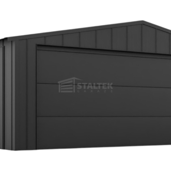 Ogłoszenie - Garaż blaszany 6x4 - brama segmentowa - drzwi - blacha na rąbek - dach dwuspadowy ST205