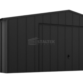 Ogłoszenie - Garaż blaszany 6x6 - brama uchylna - drzwi - blacha na rąbek - dach dwuspadowy ST207