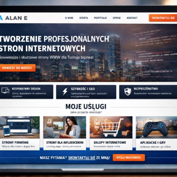 Ogłoszenie - Tworzę Nowoczesne Strony Internetowe | 15 lat doświadczenia - Śląskie - 100,00 zł