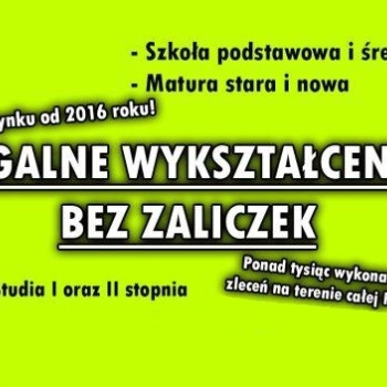 Ogłoszenie - Świadectwo maturalne. Legalna matura. Dyplom studiów. Legalny dyplom. Świadectwo szkolne