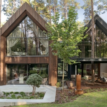 Ogłoszenie - Dom projekt WK1 Vintage las jezioro