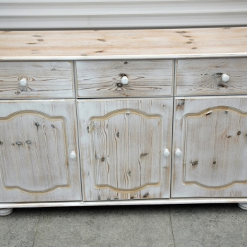 Ogłoszenie - komoda z drewna sosnowego - jak nowa