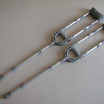 Ogłoszenie - Kule ortopedyczne, pachowe z regulacją wysokości, MIKIRAD 06/MR inwalidzkie 2 szt