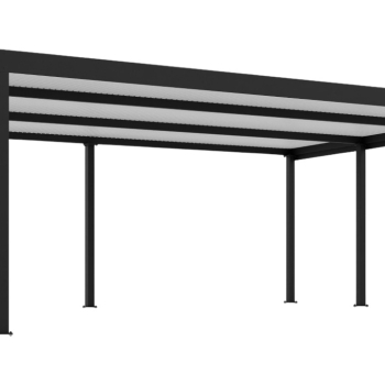 Ogłoszenie - CarPort PREMIUM - wiata samochodowa 7x5 - antracyt CP119
