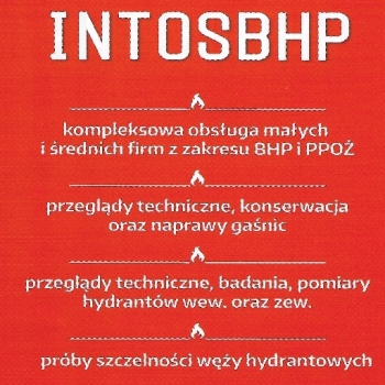 Ogłoszenie - Usługi szkoleniowe, usługi BHP