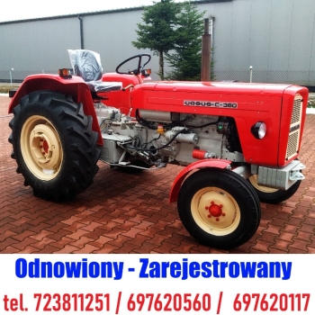 Ogłoszenie - Ciągnik Ursus C-360 1985 Silnik Ursus 4 cylindry Odnowiony Zarejestrowany