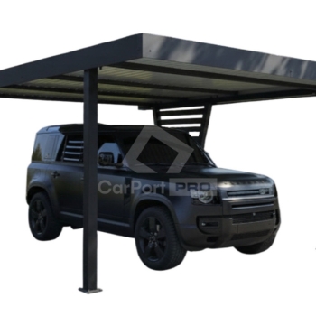 Ogłoszenie - Carport V PREMIUM 4,5x4,5m - Wypełnienie panelami - Wiata samochodowa - antracyt CP165