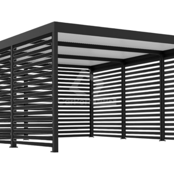 Ogłoszenie - CarPort PREMIUM - wiata samochodowa 6x6 - antracyt - dodatkowa zabudowa CP125