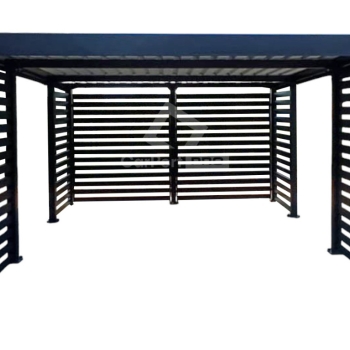 Ogłoszenie - CarPort PREMIUM - wiata samochodowa 4x6 - antracyt - dodatkowa zabudowa CP122