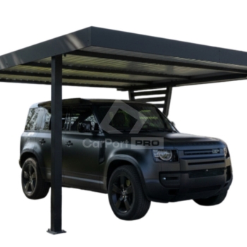 Ogłoszenie - Carport V PREMIUM 4x4,5m - Wypełnienie panelami - Wiata samochodowa - antracyt CP152