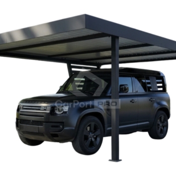 Ogłoszenie - Carport V PREMIUM 4,2x5,8m - Wypełnienie panelami - Wiata samochodowa - antracyt CP167