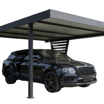 Ogłoszenie - Carport V PREMIUM 4,5x5m - Wypełnienie panelami - Wiata samochodowa - antracyt CP168