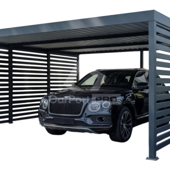 Ogłoszenie - CarPort PREMIUM - wiata samochodowa 6x5 - antracyt - dodatkowa zabudowa CP170