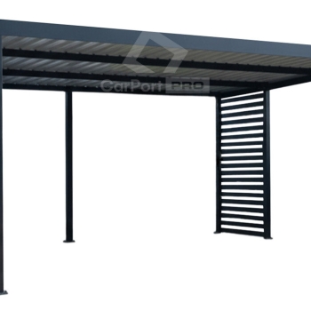 Ogłoszenie - CarPort PREMIUM - wiata samochodowa 6x5,5 - antracyt - dodatkowa zabudowa CP173 - Gdynia - 21 900,00 zł