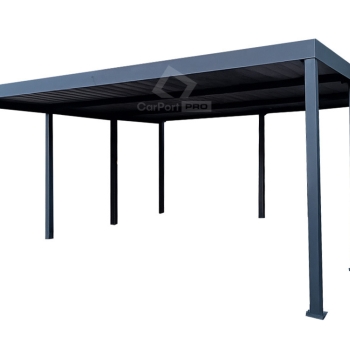 Ogłoszenie - CarPort PREMIUM - wiata samochodowa 6x6 - antracyt  CP129 - Bełchatów - 16 590,00 zł