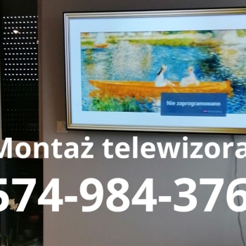 Ogłoszenie - Montaż telewizora na ścianie - Anteny Naprawa Ustawienie Serwis