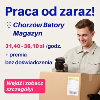 Ogłoszenie - Pracownik/Pracownica magazynu - Chorzów
