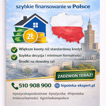 Ogłoszenie - Pożyczki Pod Zastaw Nieruchomości – Szybkie Finansowanie i Minimum Formalności | Hipoteka Ekspert