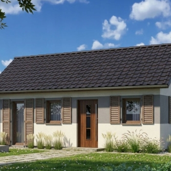 Ogłoszenie - Drewniany Domek 4,8×7,2 m – Letniskowy Całoroczny, Solidne Wykonanie