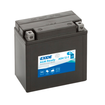 Ogłoszenie - Akumulator motocyklowy Exide AGM Ready AGM12-9 – 12V 9Ah 120A