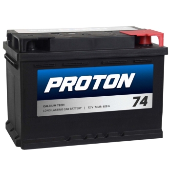 Ogłoszenie - Akumulator PROTON 74Ah 620A EN PRAWY PLUS wysoki - Tarnobrzeg - 228,00 zł
